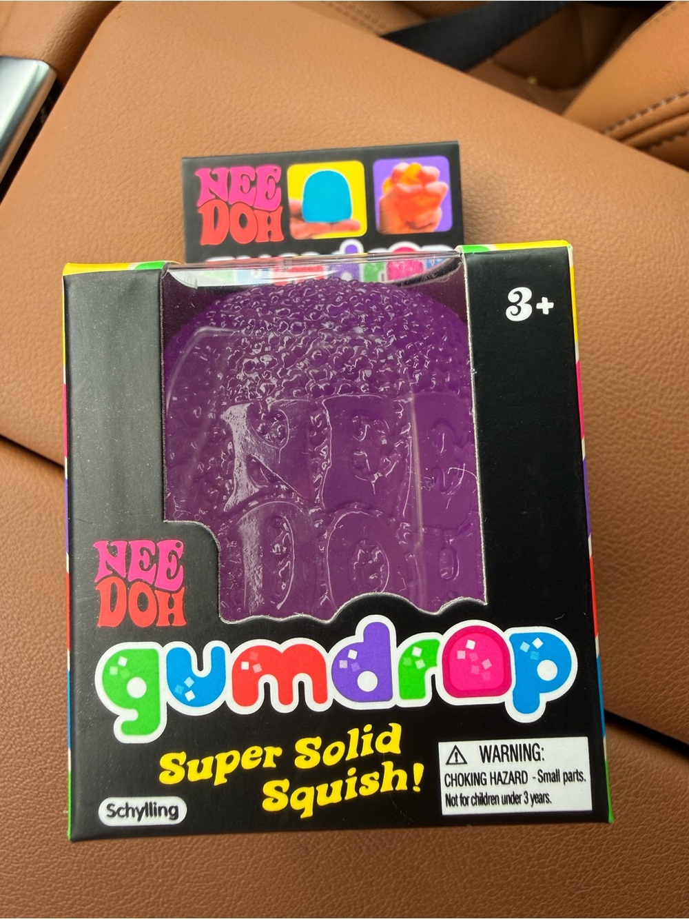 Gumdrop Super Solid Squish Toy - Purple